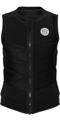 2026 Mystic Frauen Juice Front Zip Wake Impact Vest 35005.240221 - Black