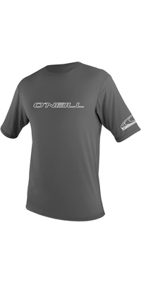 2025 ONeill Männer Basic Skins Kurzarm-Sonnenhemd 3402 - Graphite