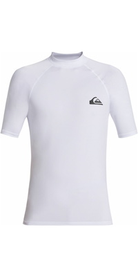 2026 Quiksilver Männer Everyday UV50 Short Sleeve Lycra Vest AQYWR03130 - White