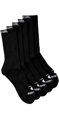 2026 Rip Curl Brand Crew Socke 5er-Pack 007MSO - Black