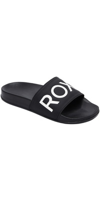 2025 Roxy Frauen Slippy Slider Sandalen ARJL100679 - Black FG
