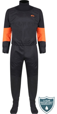 2026 Typhoon Roan Hinge Zip Drysuit 100184 - Orange / Graphit