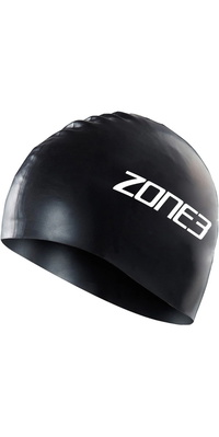 2026 ZONE3 Silikon-Schwimmkappe SA24SCAP - Black
