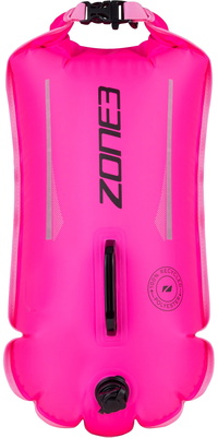 2026 Zone3 Recycelte 28L Sicherheitsboje / Dry Tasche SA23RSBDB11 - Hi Vis Pink