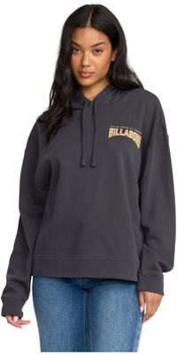 2025 Billabong Frauen Keep It Up Hoodie 24B413505 - Black Sands