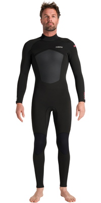 2026 C-Skins Männer Nuwave Legend 5/4/3mm Rückenreißverschluss Neoprenanzug C-NLE54MBZ - Black / Neon Flare