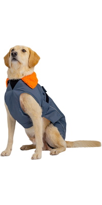 2026 Dryrobe Dog Coat V3DRDC - Dark Grey / Orange