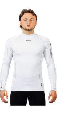 2026 Gul Männer UV-Schutz-Langarm-Lycra-Weste RG0339-WHWH - White