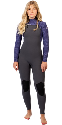 2026 Gul Frauen Yulex Flexor 3/2mm Brustrei&szlig;verschluss Neoprenanzug FX1225-GYTB - Grey / Tiebird