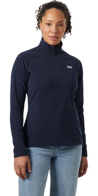2025 Helly Hansen Frauen Daybreaker 1/2 Zip Fleece 50845 - Navy