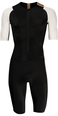 2026 Huub Männer Collective Trisuit TCLCBW - Black / Weiß