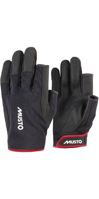2026 Musto Essentials Sailing Langfingerhandschuhe 2.0 86117 - Black