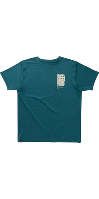 2026 Mystic Männer Boarding Short Sleeve Lycra Vest 35001.250761 - Teal