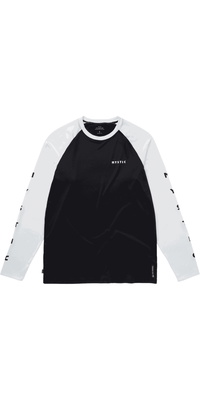 2025 Mystic Männer Bolt Long Sleeve Quickdry Tee 35001.240157 - Black / White