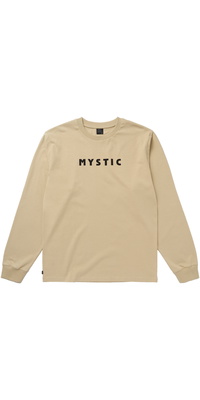 2026 Mystic Männer Brand Langärmeliges Tee 35105.260310 - Pale Khaki