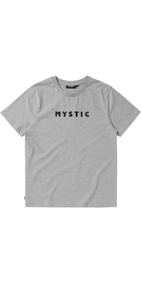 2025 Mystic Männer Brand Tee 35105.250805 - Light Grey Melee