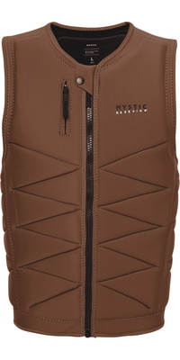 2026 Mystic Männer Outlaw Front Zip Wake Impact Vest 35005.240226 - Brown