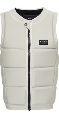 2026 Mystic Männer Star Front Zip Wake Impact Vest 35005.240245 - Dirty White