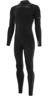 2026 Nyord Männer Solu Yulex 3/2mm Brustreißverschluss Neoprenanzug SOLM32001 - Black