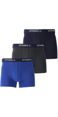 2025 O'Neill Mens Boxershorts Uni 3-Pack 900003 - Navy, Cobalt
