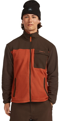 2025 ONeill M&auml;nner Fwc Peak Polartec Hyperfleece 2350131 - Coffee Bean Colour Block