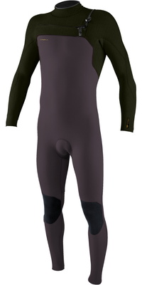 2025 ONeill Männer Hyperfreak 3/2+mm Brustreißverschluss Neoprenanzug 5343 - Arabica / Ranger