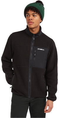 2025 ONeill Männer Must-Have Hochflor-Reißverschluss Fleece 2350133 - Black Out