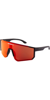 2026 ONeill Männer Sonnenbrille 9038 ONS-9038-2.0-104 ROT - Matte Black / Rot Verspiegelt
