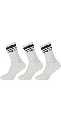 2025 ONeill Sport Socken Streifen 3-Pack 770023 - White