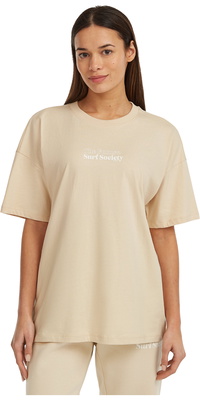 2025 ONeill Frauen Das Future Surf Society-T-Shirt 1850235 - Macaron