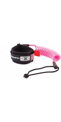 2025 Ocean And Earth Bodyboard Basic Handgelenksleine Mit Spiralkabel SBBA03PIN - Pink