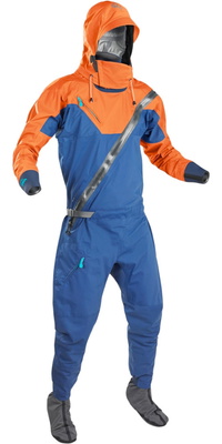 2026 Palm Männer Fuse Adventure Kayak Drysuit 12788 - Navy / Mandarin