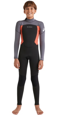 2025 Quiksilver Junior Prologue+ 5/4/3mm Rückenreißverschluss Neoprenanzug 25CW213509 - Cayenne