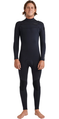 2026 Quiksilver Mens Everyday Sessions 4/3mm Chest Zip Wetsuit 25AW213512 - Black