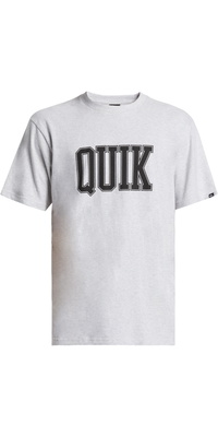 2025 Quiksilver M&auml;nner Griff Quik Kurzarm-T-Shirt AQYZT09970 - Snow Heather
