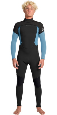 2026 Quiksilver Männer Prologue+ 3/2mm Rückenreißverschluss Neoprenanzug 25AW213514 - Cloud Blue