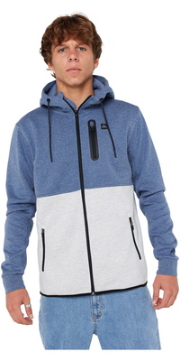 2025 Rip Curl Männer Anti Series Departed Zip Fleece CFEDB9 - Navy / Grey