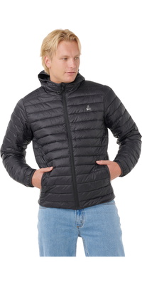 2025 Rip Curl Mens Anti Series Search Puffer Hood 023MJA - Black