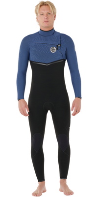 2026 Rip Curl Männer E-Bomb 4/3mm Brustreißverschluss Neoprenanzug 17RMFS - Navy