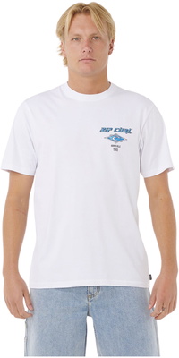 2026 Rip Curl Männer Fade Out Icon Tee 0CAMTE - White
