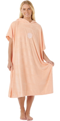 2026 Rip Curl Frauen Klassisches Surf-Kapuzenhandtuch 00ZWTO - Bright Peach