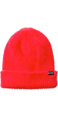 2025 Rip Curl Womens Fuzzy Reg Beanie 05OWHE - Red