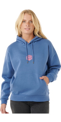 2025 Rip Curl Frauen Icons Of Surf Heritage Hoodie 06NWFL - Moonlight Blue