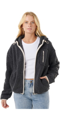 2025 Rip Curl Frauen Pacific Rider Polar Fleece 09YWFL - Noir