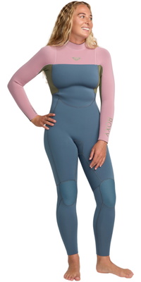 2025 Roxy Frauen Prologue+ 5/4mm Rückenreißverschluss Neoprenanzug 26BW213517 - Ash