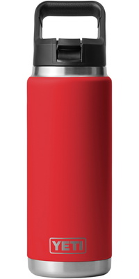 2026 YETI Rambler® 26 OZ Strohhalmflasche 70000003438 - Rescue Rot