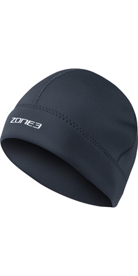2026 ZONE3 Active -Flex 3mm Yulex Swim Beanie NA25UAFSB104 - Grey / Orange