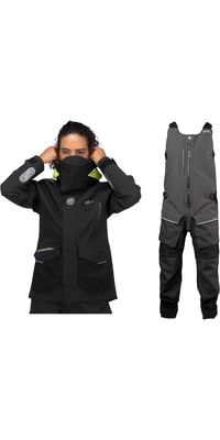 2026 Zhik Frauen OFS700 Offshore Jacket & OFS800 Salopettes Sailing Suit ZWOFS600JASCS - Black