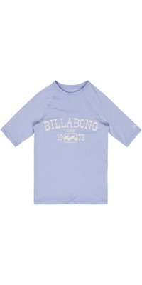 2026 Billabong Junior Surf Dayz Kurzarm-Lycra-Weste EBGWR03004 - Twilight Blue