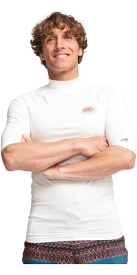 2026 Billabong M&auml;nner Neuauflage: Kurzarm-Lycra-Weste EBYWR03027 - White